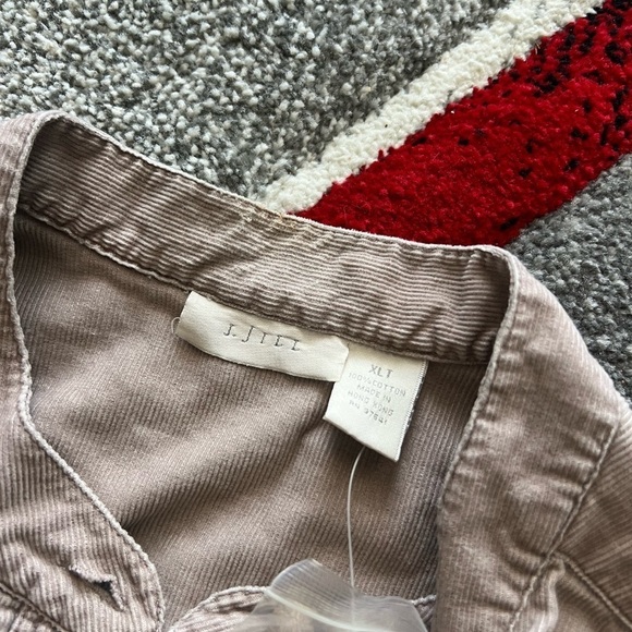 J. Jill Corduroy Button Front Shirt Jacket - Picture 2 of 3